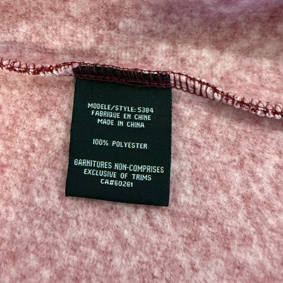 Red and White Zip-Up Jacket - Picture 5 of 5